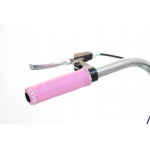 Dámsky retro bicykel 28" Lavida Mahbike 7-prevodový hlinikový rám 18" Modrá, ružové kolesá